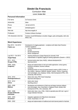 Dimitri De Franciscis