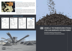 granella&reg; per pavimentazioni stradali steel slag