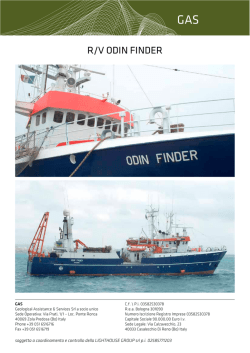 R/V ODIN FINDER - Gas