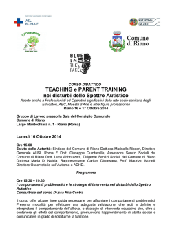 Corso Didattico, Programma [PDF