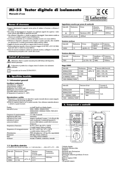 MI-55 Tester digitale di isolamento