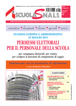 Assenze per elezioni Amministrative, Politiche