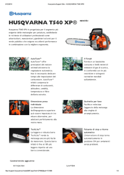 scheda husqvarna t540 xp