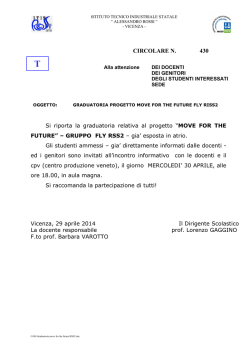 C430 Graduatoria move for the future RSS2