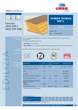Scheda tecnica FDP 2
