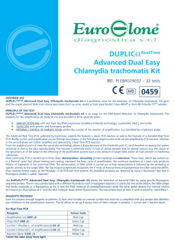 Advanced Dual Easy Chlamydia trachomatis Kit