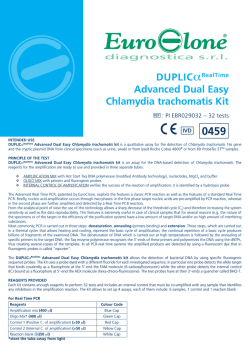 Advanced Dual Easy Chlamydia trachomatis Kit