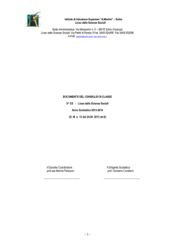 Istituto di Istruzione Superiore &ldquo;A.Martini&rdquo; &ndash; Schio Liceo delle