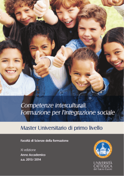 Master - Ufficio Scolastico Regionale per le Marche