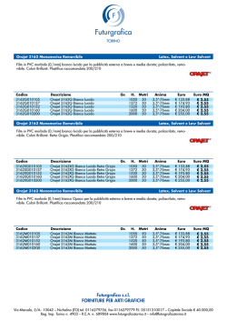 Futurgrafica s.r.l. FORNITURE PER ARTI GRAFICHE