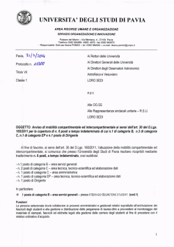 Avviso - Università degli Studi di Catania