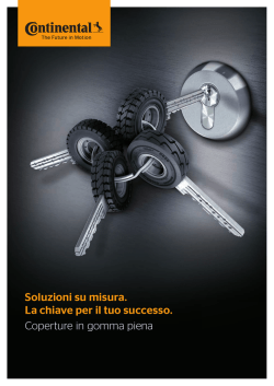 Soluzioni su misura. La chiave per il tuo successo. Coperture in