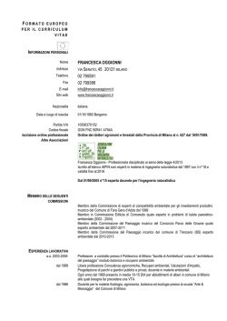 cv dott agr francesca oggionni