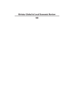 Rivista: Global ] Local Economic Review :II