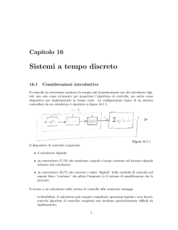 Sistemi a tempo discreto