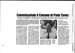 Commissariato il comune di Portotorres