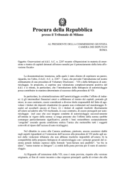 Memoria di Francesco Greco su autoriciclaggio