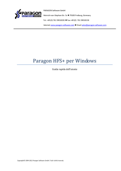 Paragon HFS+ per Windows