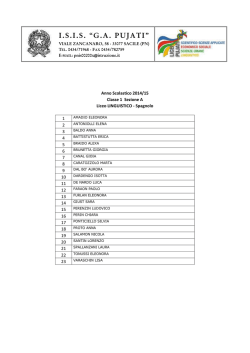 Classi prime Linguistico 2014-15