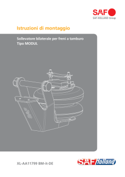 Istruzioni di montaggio - SAF