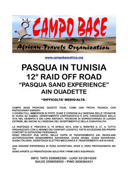 PASQUA IN TUNISIA