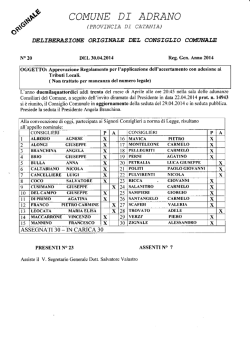 delcc.20 - Comune di Adrano