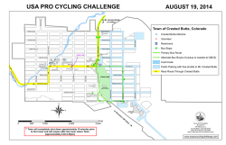 downtown CB race route map - Gunnison Crested Butte Tourism