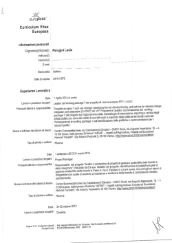 C.V. PERUGINI Lucia.PDF - Universit&agrave; degli Studi della Tuscia