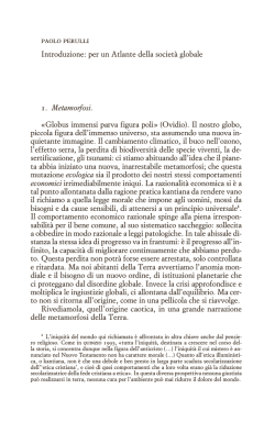 paolo perulli Introduzione: per un Atlante della societ&agrave;