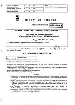DI POMPEI - Gazzetta Amministrativa