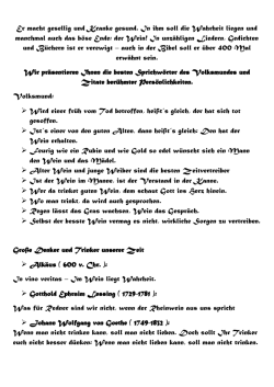 der Wein! In unz&auml;hligen