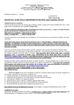 ISTITUTO TECNICO COMMERCIALE STATALE