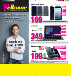 Accade solo da WELLCOME!