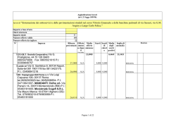 Esito provvisorio - Comune di Cagliari