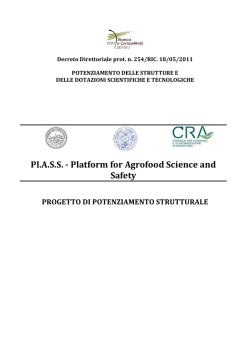 Progetto PON PLASS - Potenziamento delle infrastrutture