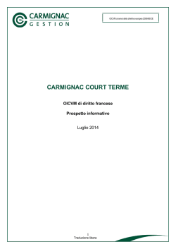 Prospetto - Carmignac Gestion