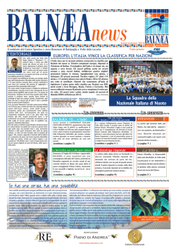 Se hai una corsia, hai una possibilit&agrave;