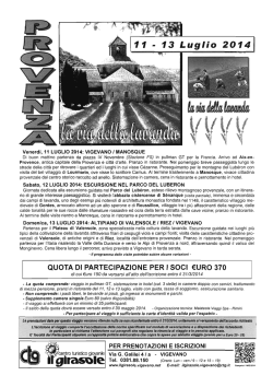 - 13 Luglio 2014 - Ctg Il Girasole