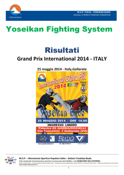 Yoseikan Fighting System Risultati