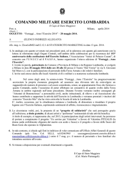 comando militare esercito lombardia