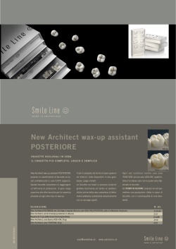New Architect wax-up assistant POSTERIORE