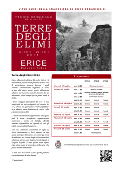 TerraDegliElimi-programma-2014