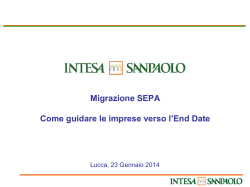 Migrazione SEPA - Associazione degli Industriali della Provincia