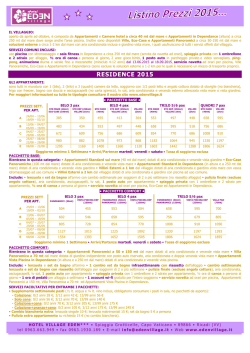 Scarica il listino prezzi in formato Acrobat PDF