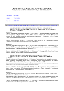 Elenco - Universit&agrave; degli Studi di Napoli Federico II