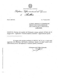 g~a~ -~tO ~uad~~Ano - Prefettura di Avellino UTG