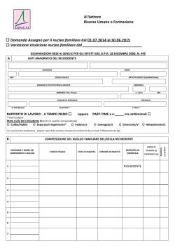 Dom.Ass.Nucleo Familiare