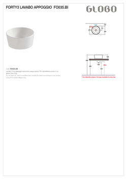 FORTY3 LAVABO APPOGGIO FO035.BI