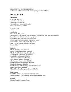 DA 0 A 3 ANNI