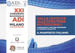 Programma xxi congresso adi milano 2014